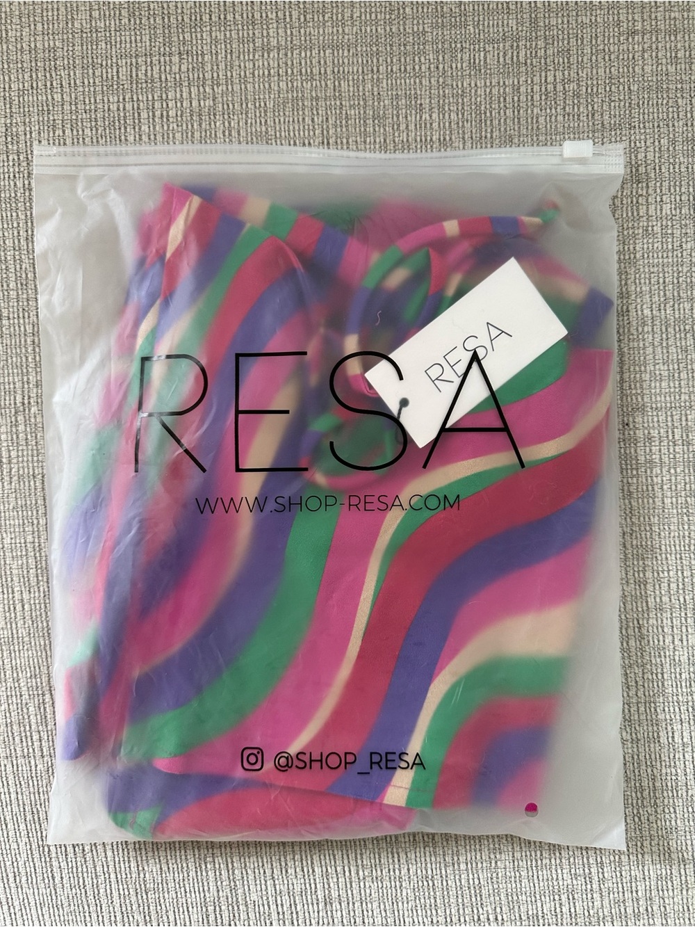 Resa Multicolor Striped Bustier Crop Top - Picture 3 of 3
